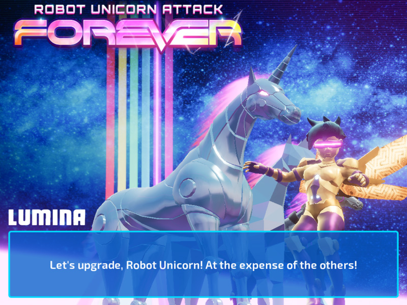 Illustration for article titled Robot Unicorn Attack Isn't Screwing Around This Time